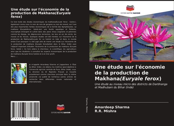 Produktbild: Une &eacute;tude sur l'&eacute;conomie de la production de Makhana(Euryale ferox)