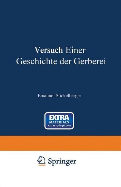 Produktbild: Versuch einer Geschichte der Gerberei