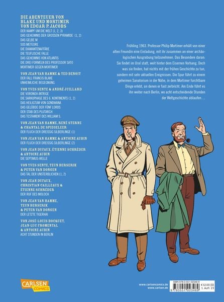 Produktbild: Blake und Mortimer 26: Acht Stunden in Berlin