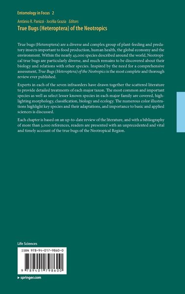 Produktbild: True Bugs (Heteroptera) of the Neotropics