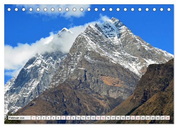 Produktbild: MANASLU HIMAL gewaltige Bergriesen (Tischkalender 2026 DIN A5 quer), CALVENDO Monatskalender