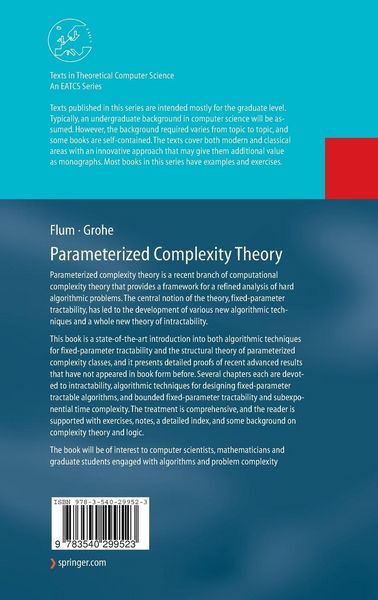 Produktbild: Parameterized Complexity Theory