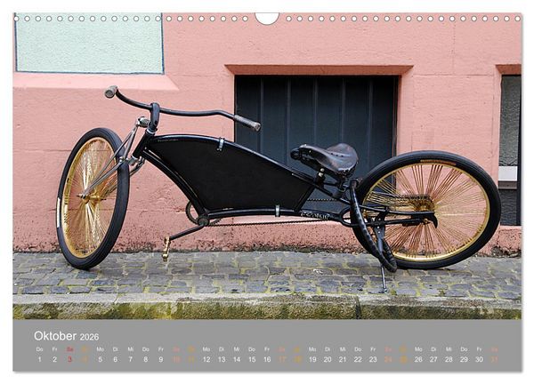 Produktbild: Mit dem Fahrrad durch 2026 (Wandkalender 2026 DIN A3 quer), CALVENDO Monatskalender