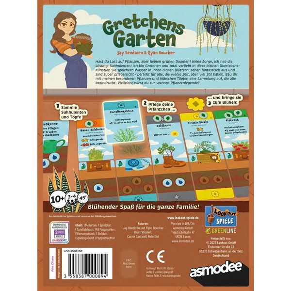 Produktbild: Lookout Spiele - Gretchens Garten