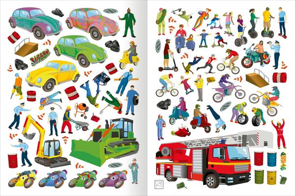 Produktbild: Das Metallic-Stickerbuch &ndash; Fahrzeuge