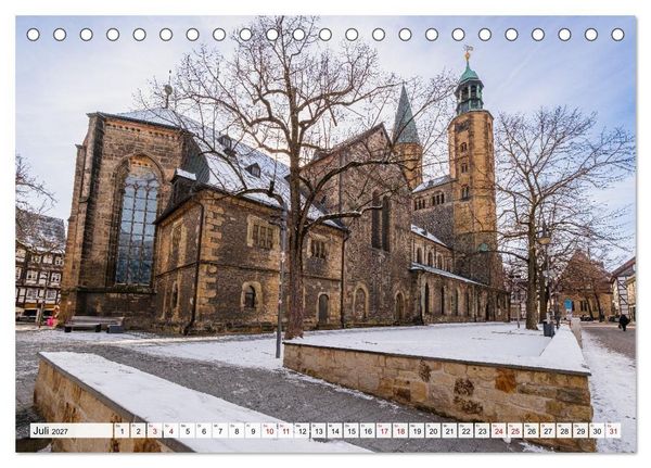 Produktbild: Goslar im Winter (Tischkalender 2027 DIN A5 quer), CALVENDO Monatskalender