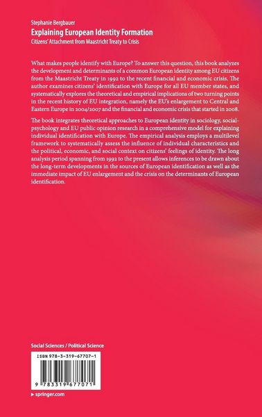 Produktbild: Explaining European Identity Formation