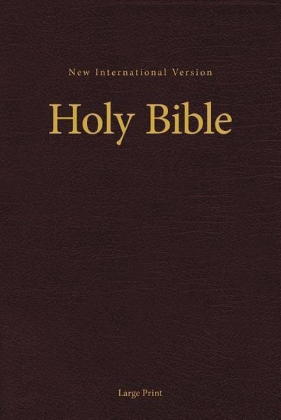 Produktbild: NIV, Pew and Worship Bible, Large Print, Hardcover, Burgundy