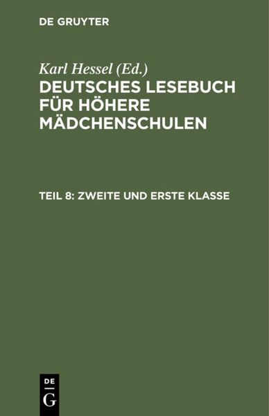 Produktbild: Zweite und Erste Klasse