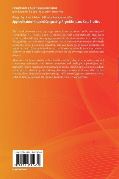 Produktbild: Applied Nature-Inspired Computing: Algorithms and Case Studies