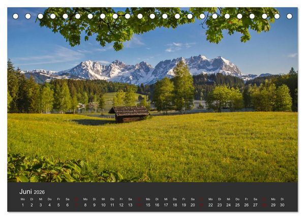 Produktbild: Der Wilde Kaiser, das Kletterparadies bei Kitzb&uuml;hel (Tischkalender 2026 DIN A5 quer), CALVENDO Monatskalender
