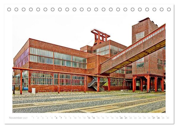 Produktbild: Zeche Zollverein. Weltkulturerbe. (Tischkalender 2027 DIN A5 quer), CALVENDO Monatskalender