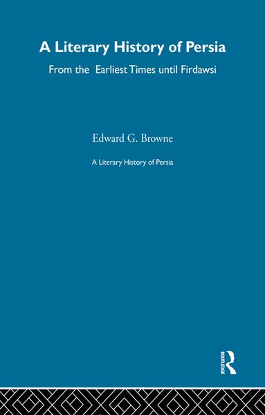 Produktbild: A Literary History of Persia
