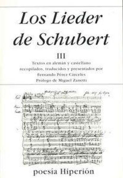 Produktbild: Los Lieder de Schubert III