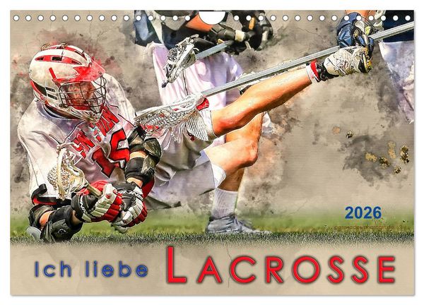 Produktbild: Ich liebe Lacrosse (Wandkalender 2026 DIN A4 quer), CALVENDO Monatskalender