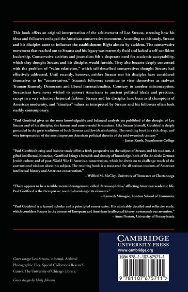 Produktbild: Leo Strauss and the Conservative Movement in America