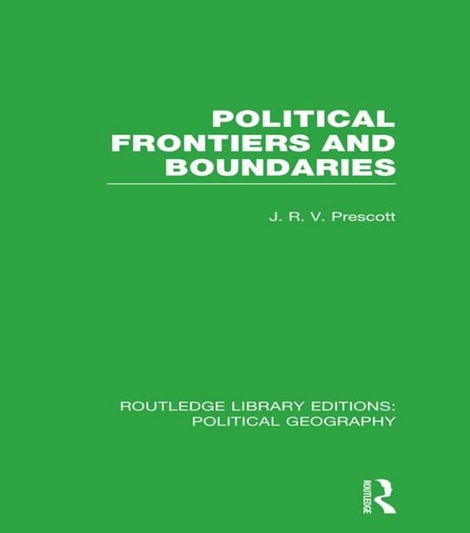 Produktbild: Political Frontiers and Boundaries