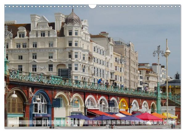 Produktbild: Brighton Pier Bunter Sommer (Wandkalender 2026 DIN A3 quer), CALVENDO Monatskalender