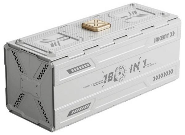 Produktbild: Jakemy Cordless screwdriver JM-8192 Bit-Set 180teilig T-Profil, T-Profil mit Loch, Sechskant, Kreuzschlitz Phillips, Kreuzschlitz