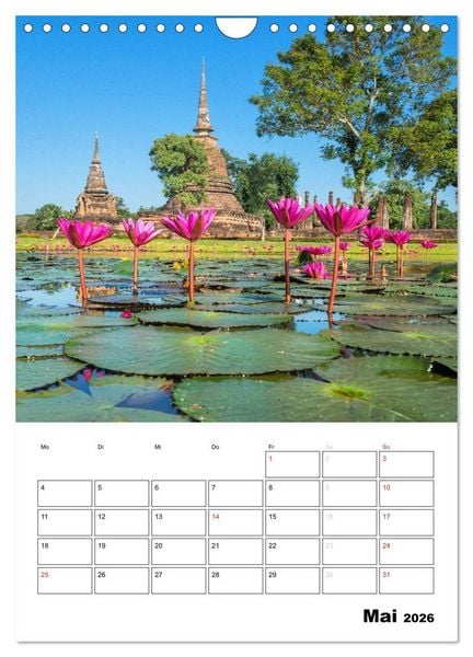 Produktbild: THAILAND - Mein Urlaubsplaner (Wandkalender 2026 DIN A4 hoch), CALVENDO Monatskalender