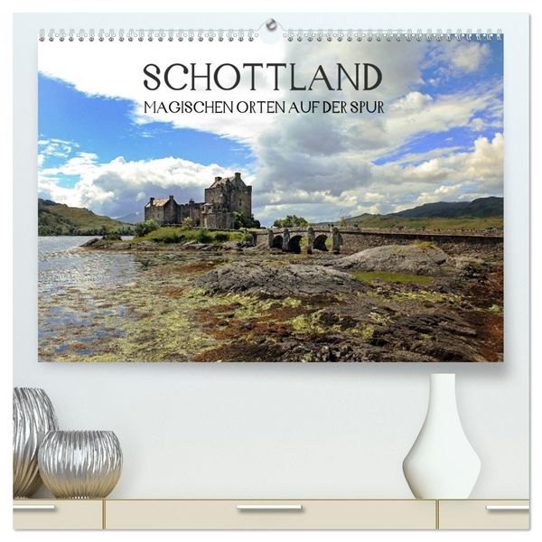 Schottland - magischen Orten auf der Spur (hochwertiger Premium Wandkalender 2026 DIN A2 quer), Kunstdruck in Hochglanz
