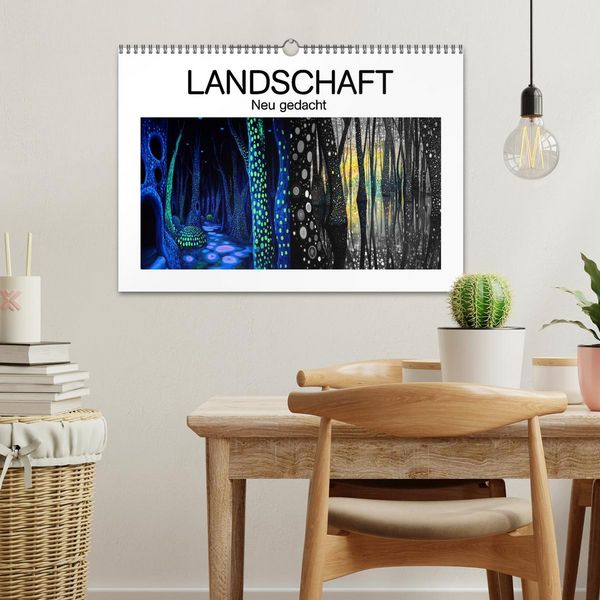 Produktbild: Landschaft - Neu gedacht (Wandkalender 2026 DIN A3 quer), CALVENDO Monatskalender