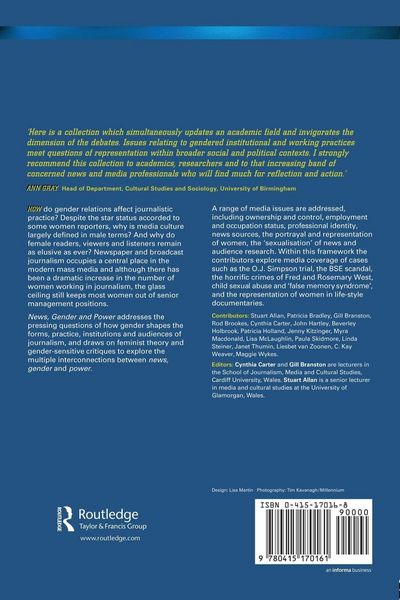 Produktbild: News, Gender and Power