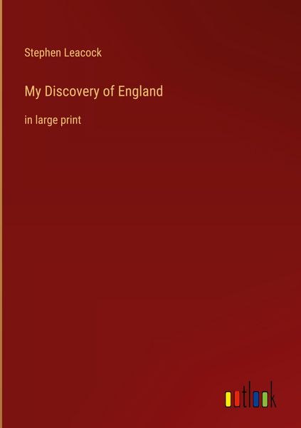 Produktbild: My Discovery of England