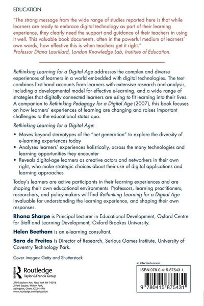 Produktbild: Rethinking Learning for a Digital Age
