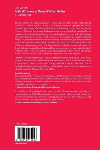 Produktbild: Political Science and Chinese Political Studies
