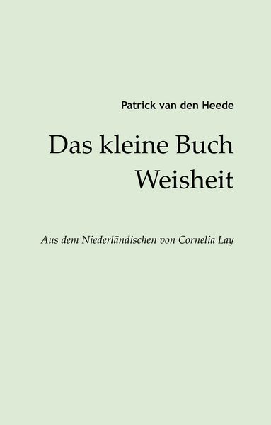 Produktbild: Das kleine Buch Weisheit