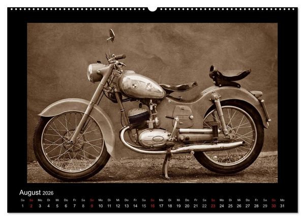 Produktbild: Motorrad Oldtimer aus &Ouml;sterreich (hochwertiger Premium Wandkalender 2026 DIN A2 quer), Kunstdruck in Hochglanz