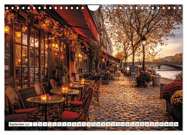 Produktbild: Bonjour, Kaffee! Bonjour, Paris! (Wandkalender 2027 DIN A4 quer), CALVENDO Monatskalender