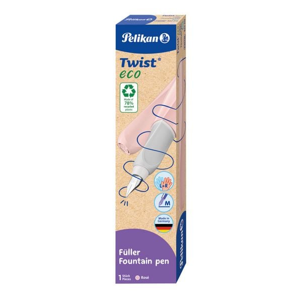 Produktbild: Pelikan F&uuml;ller Twist eco P457 M ros&eacute;