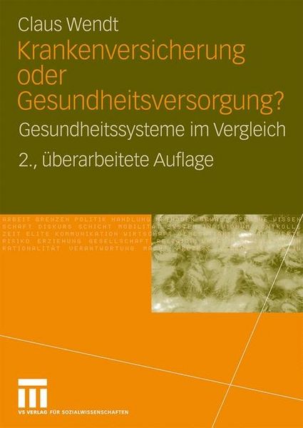 Produktbild: Krankenversicherung oder Gesundheitsversorgung?