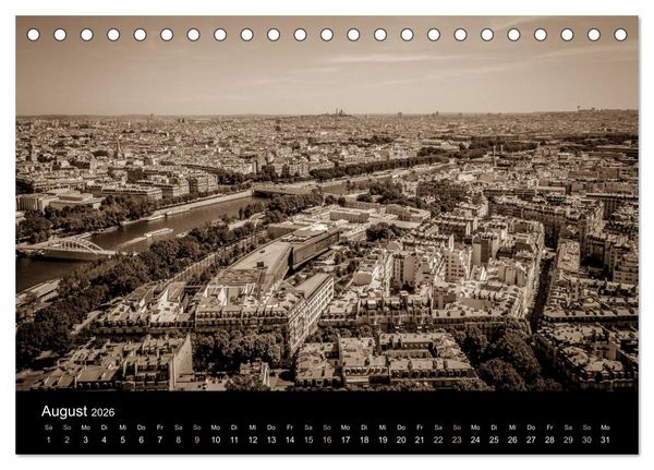 Produktbild: Paris (Tischkalender 2026 DIN A5 quer), CALVENDO Monatskalender