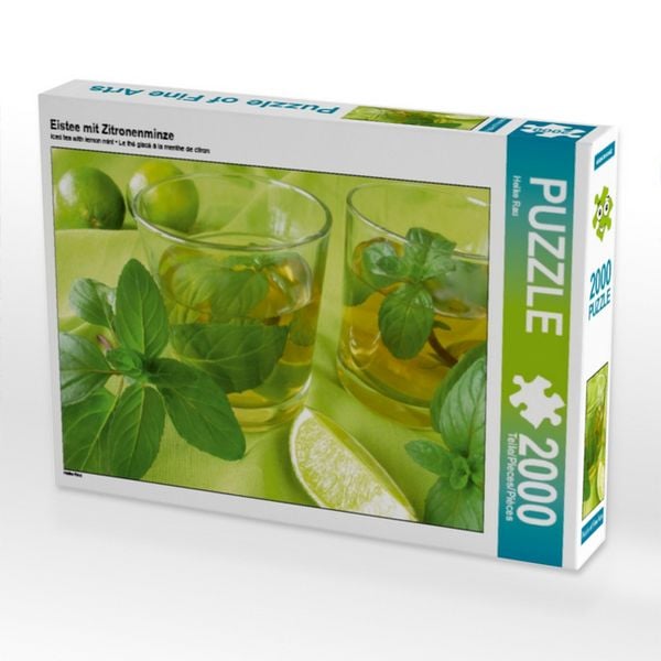 CALVENDO Puzzle Eistee mit Zitronenminze | 2000 Teile Lege-Größe 90x67cm Foto-Puzzle für glückliche Stunden