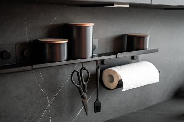 Produktbild: Rollenhalter Mod. Jet, aus pulverbeschichtetem Metall