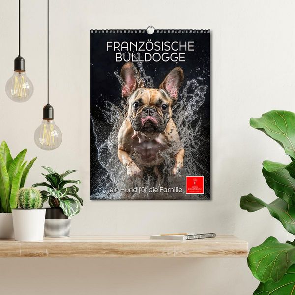 Produktbild: Franz&ouml;sische Bulldogge - ein Hund f&uuml;r die Familie (Wandkalender 2026 DIN A3 hoch), CALVENDO Monatskalender