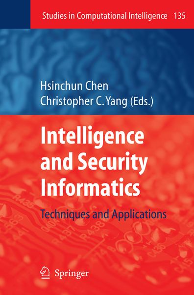 Produktbild: Intelligence and Security Informatics