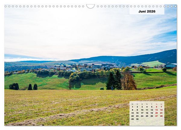 Produktbild: Oberwiesenthal und der Fichtelberg im Erzgebirge (Wandkalender 2026 DIN A3 quer), CALVENDO Monatskalender