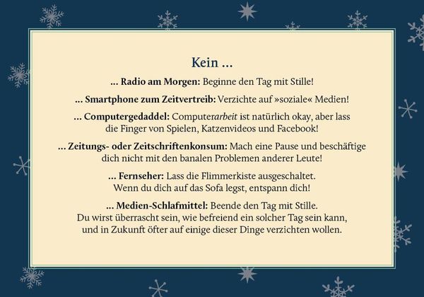 Produktbild: Achtsame Adventszeit. Hardcover-Ausgabe
