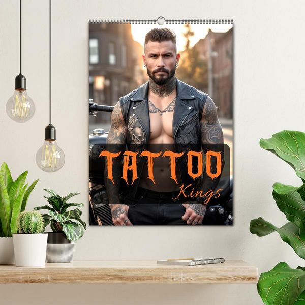 Produktbild: Tattoo Kings (Wandkalender 2026 DIN A2 hoch), CALVENDO Monatskalender