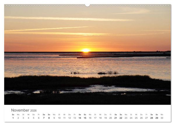 Produktbild: Nordfriesland (hochwertiger Premium Wandkalender 2026 DIN A2 quer), Kunstdruck in Hochglanz
