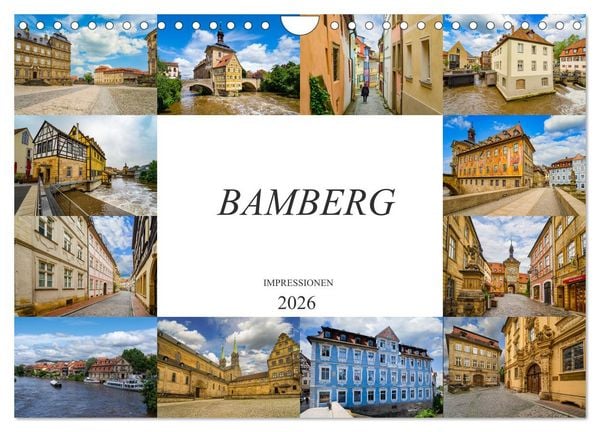 Produktbild: Bamberg Impressionen (Wandkalender 2026 DIN A4 quer), CALVENDO Monatskalender