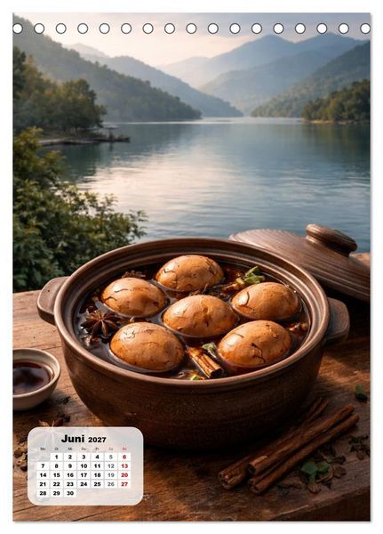 Produktbild: Taiwan &ndash; Eine Schlemmerreise durchs Land der Nachtm&auml;rkte (Tischkalender 2027 DIN A5 hoch), CALVENDO Monatskalender