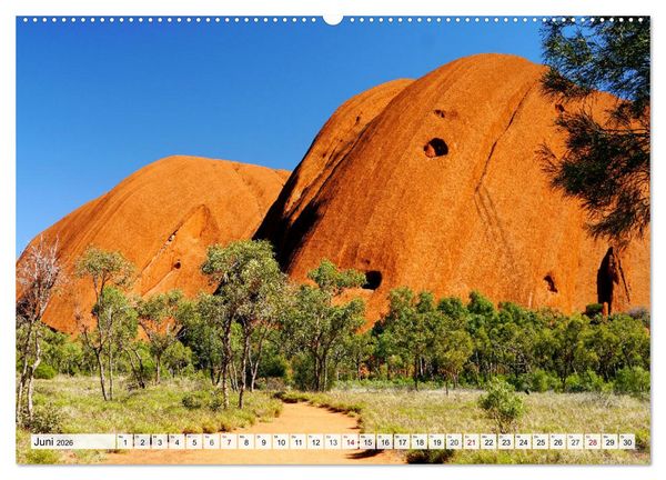 Produktbild: Australien - "Nur wo Du zu Fu&szlig; warst, bist Du wirklich gewesen" (hochwertiger Premium Wandkalender 2026 DIN A2 quer), Kunstdruck in Hochglanz