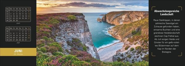 Produktbild: Naturparadiese Premium-Tischplaner 2027 - Wochenkalender mit 53 Fotografien