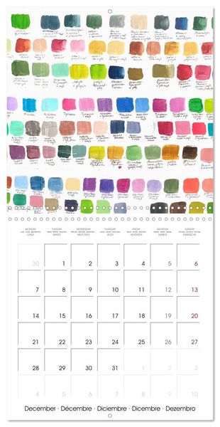 Produktbild: Painting makes you happy - Colourful art material in portrait (Wall Calendar 2026 12 &times; 12 Inch) CALVENDO 12 Month Wall Calendar