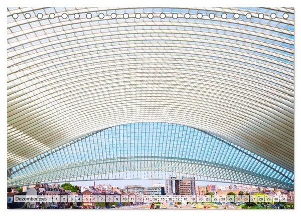 Produktbild: Bahnh&ouml;fe in Europa (Tischkalender 2026 DIN A5 quer), CALVENDO Monatskalender